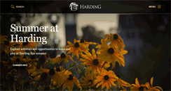 Desktop Screenshot of harding.edu