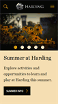 Mobile Screenshot of harding.edu