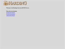 Tablet Screenshot of hunet.harding.edu